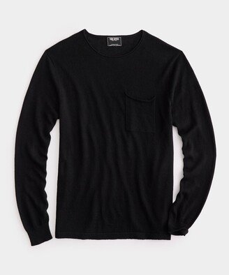 Linen Shore Sweater in Black