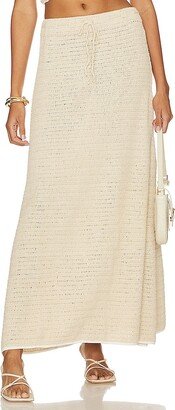 Trimmed Maxi Skirt