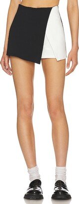 Aaleyah Two Tone Wrap Skort