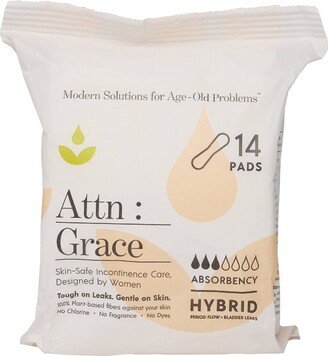 Attn: Grace Incontinence Hybrid Pads - Light Absorbency - 14ct