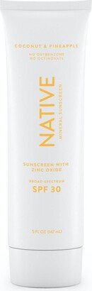 Coconut & Pineapple Mineral Sunscreen - SPF 30 - 5 fl oz