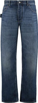 5-pocket Straight-leg Jeans-BA