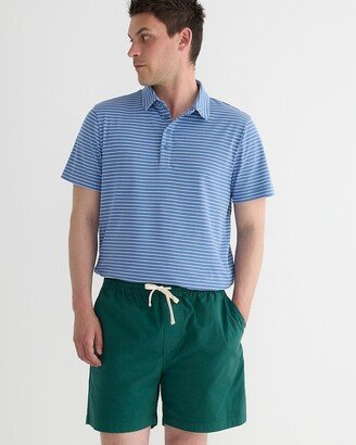 Performance polo shirt with COOLMAX® in stripe