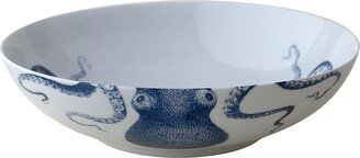 Blue Lucy Wide Serving Bowl, 9.5