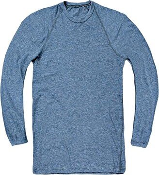 Tyndale FRC Layer 1 Long Sleeve T-Shirt (Heather Blue) Men's Clothing