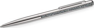 Crystal Shimmer ballpoint pen, Silver tone, Chrome plated