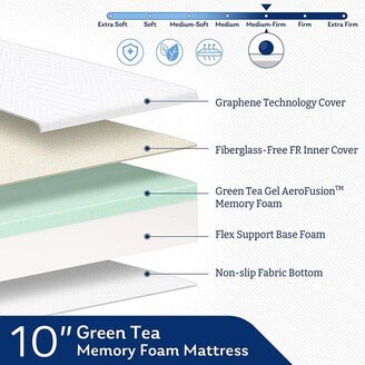 Twin mattress 8-10 Inch Gel Memory Foam Mattress Medium Feel-Hypoallergenic Breathable Cover mattress in a box