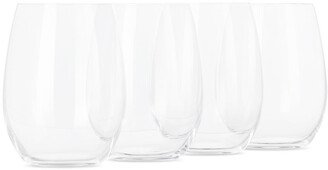 Pure Stemless White Wine Glass Set