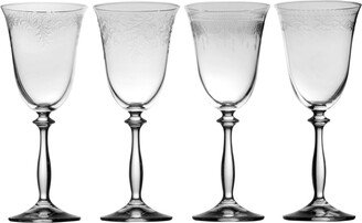 Amelia White Wine Glasses Set of 4, 9.5 oz