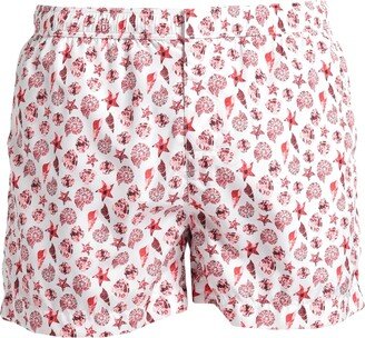 TIKI Swim Trunks Red