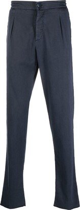 Tapered Elastic-Waist Chinos