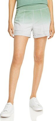 Isabelle Womens Knit Dip Dye Casual Shorts