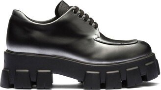 Monolith leather lace-up shoes