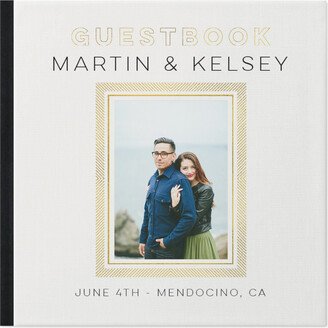 Photo Books: Gilded Wedding Guestbook Photo Book, 10X10, Hard Cover - Glossy, Standard Layflat