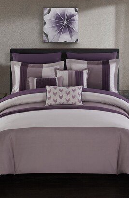 Rashi Colorblock Theme Comforter 10-Piece Set - King