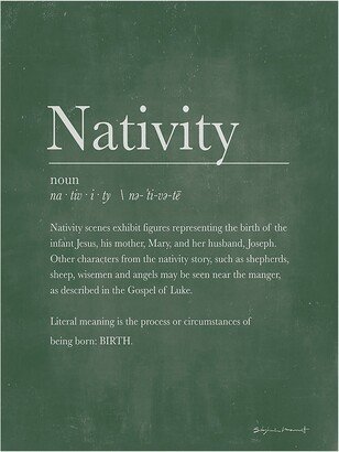 Nativity Typography Art By Stephanie Marrott