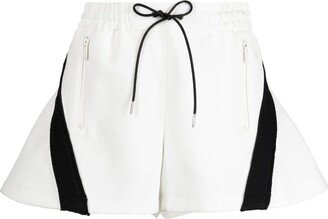 High-Waist Stripe-Detail Shorts