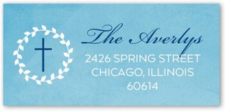 Address Labels: Simple Immersion Boy Address Label, Blue, Matte