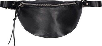 Pivot soft leather belt bag