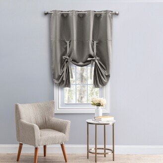 Ultimate Blackout Grommet Tie Up Curtain Panel 55