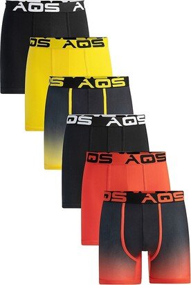 AQS 6-Pack Assorted Ombre Boxer Briefs