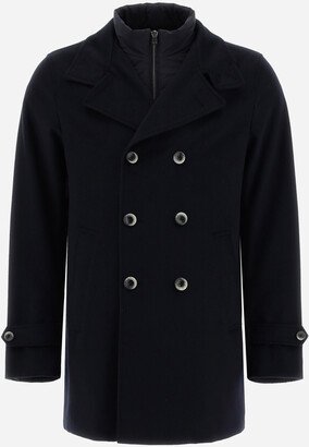 New Wool Cashmere And Nuage Peacoat