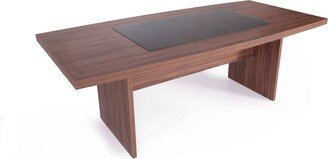 CASA MARE MAXIMUS 82 INCH Meeting and Conference Table Walnut and Black - LARGE