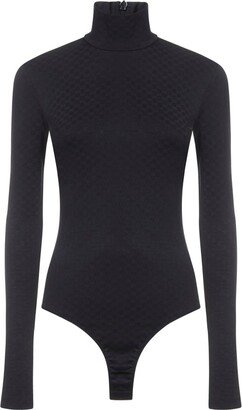 Monogram Motif Turtleneck Bodysuit