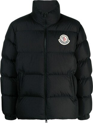 Citalia logo-patch padded jacket