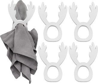 Auldhome Design-Christmas Reindeer Napkin Rings Set of 4