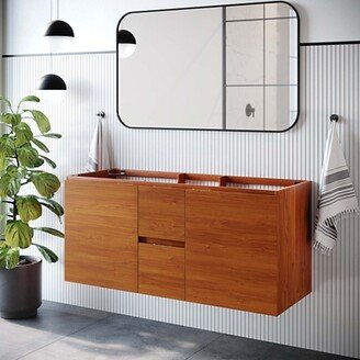 Scenic 48 Double Wall-Mount Bathroom Vanity Cabinet