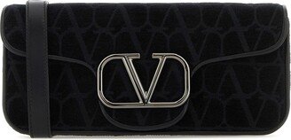 VLogo Plaque Monogram Messenger Bag