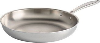 Gourmet 12 in. Tri-Ply Clad Induction Ready Stainless Steel Fry Pan