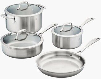 Spirit 3-ply 7-pc Stainless Steel Cookware Set