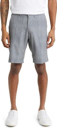 Herringbone Flat Front Performance Golf Shorts