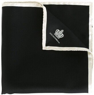 Crown Print Pocket Square