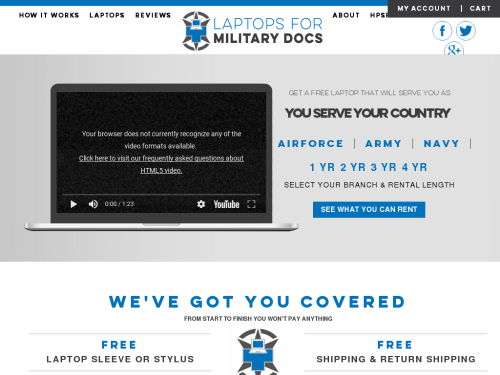 Laptops for Military Docs Promo Codes & Coupons