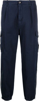 Straight-Leg Cotton Cargo Trousers-AD