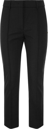 Straight-Leg Cropped Trousers-AG