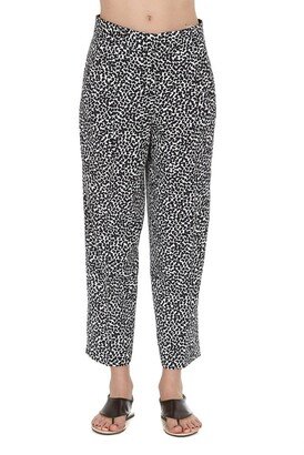 Animal Print Cropped Pants