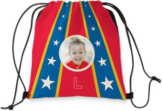 Drawstring Backpacks: Superhero Stars Drawstring Backpack