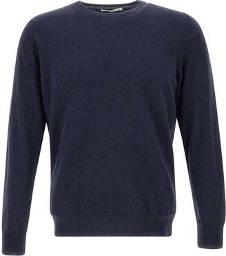 Wool, silk and cashmere pullover