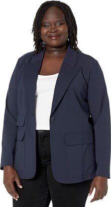 CAPSULE 121 Plus Size The Hailey Jacket (Navy) Women's Clothing