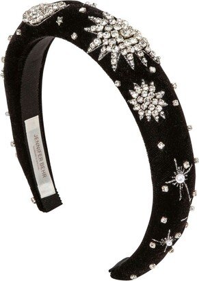 Halley crystal-embellished hairband