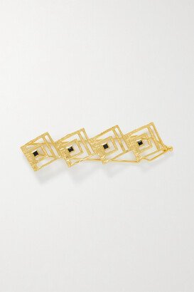 Elhanati Gold-plated Spinel Hairclip - One size