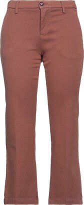 I LOVE MP Cropped Pants Brown