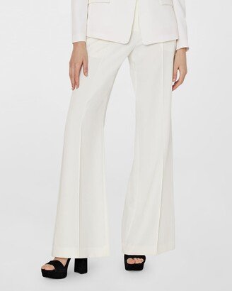 Nash High-Rise Wide-Leg Cady Pants