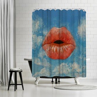 71 x 74 Shower Curtain, Kiss by Michael Creese