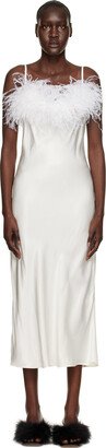 White Boheme Slip Midi Dress