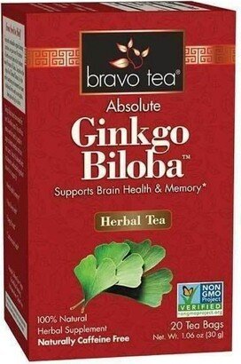 Bravo Team Bravo Tea Absolute Ginkgo Biloba Tea - 1 Box/20 Bags
